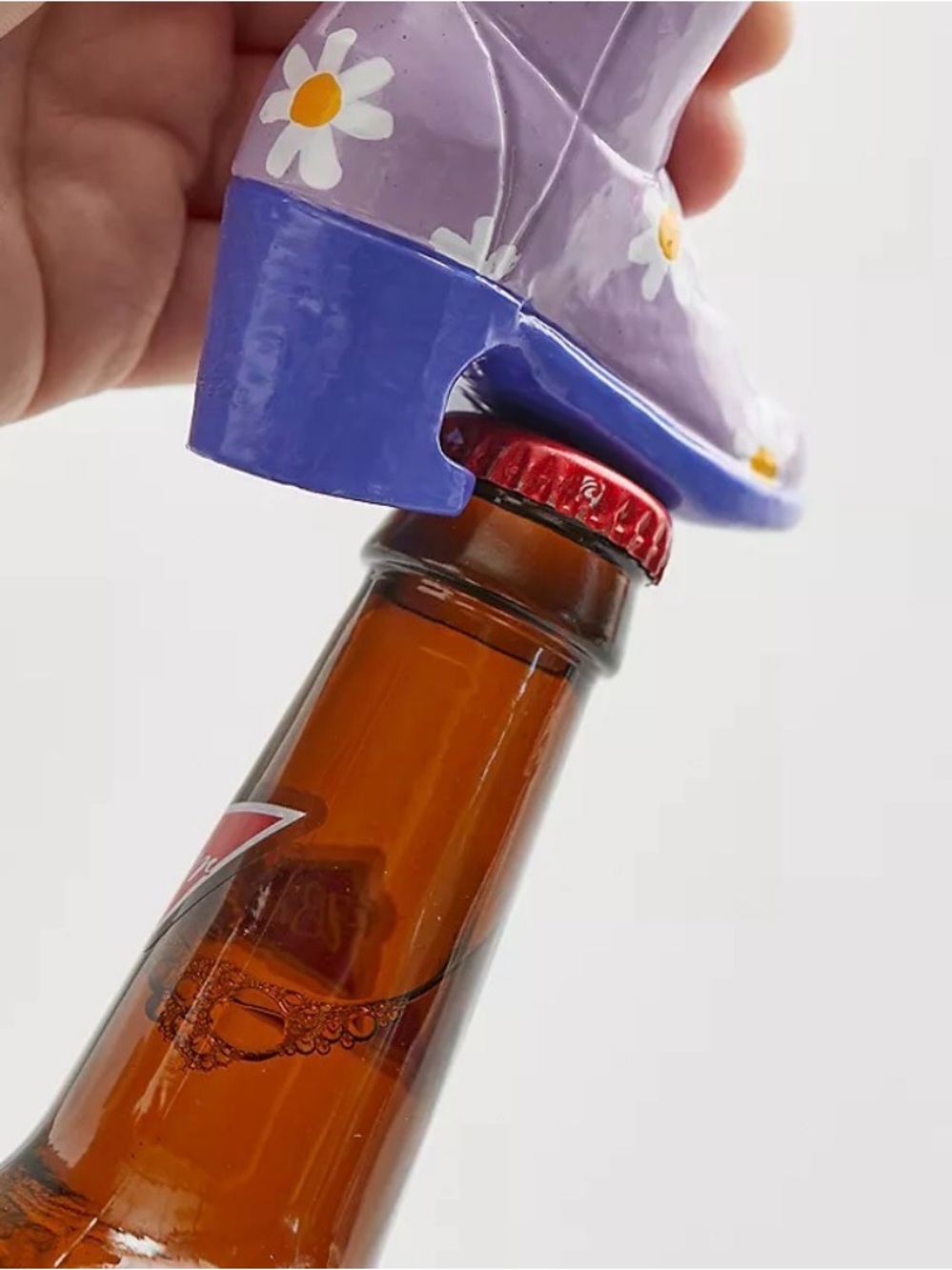 Urban Outfitters Daisy Bootle Opener Purple Bottle Opener